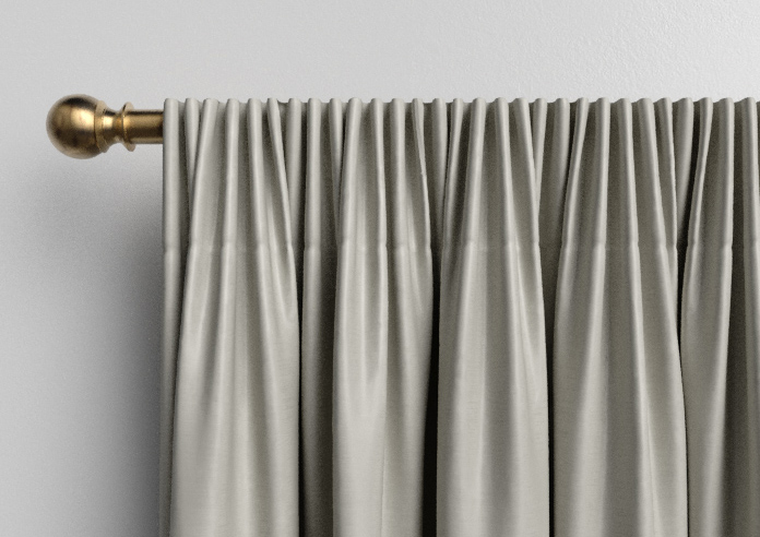 Akoya Faux Silk, Lustre Flint - Made to Measure Curtains - Image 9